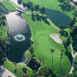 Cerritos Iron-Wood Nine GC: Aerial view