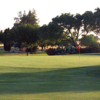 A view of a hole at Mather Golf Course.