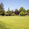 A sunny day view of a hole at Pruneridge Golf Course.