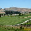 Eagle Vines Vineyards & Golf Club's 13th and 14th fairways are framed by a future shipment of Sauvignon Blanc.