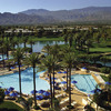 The pool scene is happening at JW Marriott Desert Springs Resort and Spa.