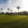 A view of the practice putting green at Motorcoach Country Club.