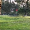 A sunny day view of a hole at Shandin Hills Golf Club.