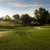 A sunny day view of a hole at Chester Washington Golf Course.