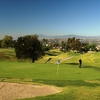 The short, uphill par-3 sixth on the North Course at Royal Vista Golf Club in Walnut, Calif.