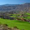 A sunny day view of a hole at Stone Eagle Golf Club.