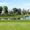 A view of the 3rd hole at Cathedral Canyon Golf Club.