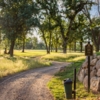 A view from tee #18 sign at Gold Hills Golf Club.