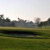A view of the 13th hole and bunker at Discovery Bay Country Club
