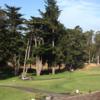 A view of tee #1 and the puuting green at Seascape Golf Club.