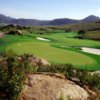 A view of a well protected hole at Barona Creek Golf Club.