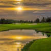 A sunset view from Shadow Hills Golf Club.