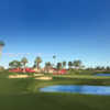 View from the finishing hole on the Jones course at Rancho La Quinta
