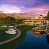 A view of the clubhouse and two holes from The Club at Morningside.