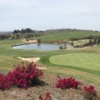 View of the 9th green from the Ranch course at Steele Canyon Golf Club.