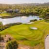 Aerial view of the 12th hole at The Golf Club of California.