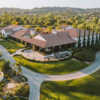 Aerial view of the clubhouse at The Golf Club of California.