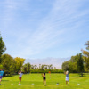 View from the driving range at Desert Island Country Club.