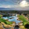 Aerial view of the 9th and 18th holes from Mission Hills Gary Player Course.