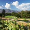 View of a green and bunker at Ojai Valley Inn.