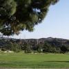 A view of green #18 at San Dimas Canyon Golf Course
