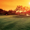 A sunny view of green #7 (courtesy of Canyon Oaks Country Club)