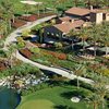 Aerial view of the clubhouse at Toscana Country Club