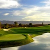 A view of green #16 with water coming into play (courtesy of the Madison Club)