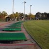 A view of the driving range tees at Skylinks Golf Course