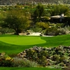 A view of hole #17 at The Mountains Course (courtesy of Bighorn Golf Club)