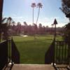 A sunny spring view of the practice putting green at South/North at Morgan Run Resort & Club.