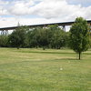 A view from tee at Lake Redding Golf Course