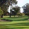 A view of the 11th green at Richmond Country Club