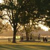 A view of the driving range at Bing Maloney Golf Course