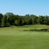 A view of green with water coming into play at Teal Bend Golf Club