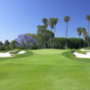 A view of green #18 protected by bunkers at Saticoy Country Club