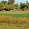 A view over the water of a green at Elkhorn Country Club