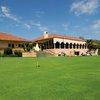 A view of the clubhouse and golf shop at Green River Golf Club