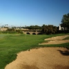 With plenty of water down the left side, the par-4 12th is one of the most difficult holes at Eagle Ridge Golf Club in Gilroy, Calif.