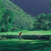 A view from tee at Rancho Canada Golf Club