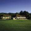 A view of the clubhouse at Quail Lodge Resort & Golf Club