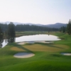 A view of the 3rd green at Lahontan Golf Club