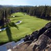 A view of the 18th green at Martis Camp Club