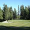 A view of the 7th green at Tahoe Donner Golf Course