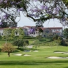 A view of the 9th hole at Riviera Country Club
