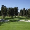 A view of green #14 at Riviera Country Club