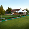 A view of the driving range tees at Wildhorse Golf Course