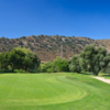 A view of the 10th green from Willow Glen at Singing Hills Golf Resort from Sycuan.