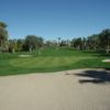 A view of green #7 protected by a collection of bunkers at Tamarisk Country Club