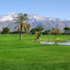 A view of a tee at The Sands Golf & RV Resort